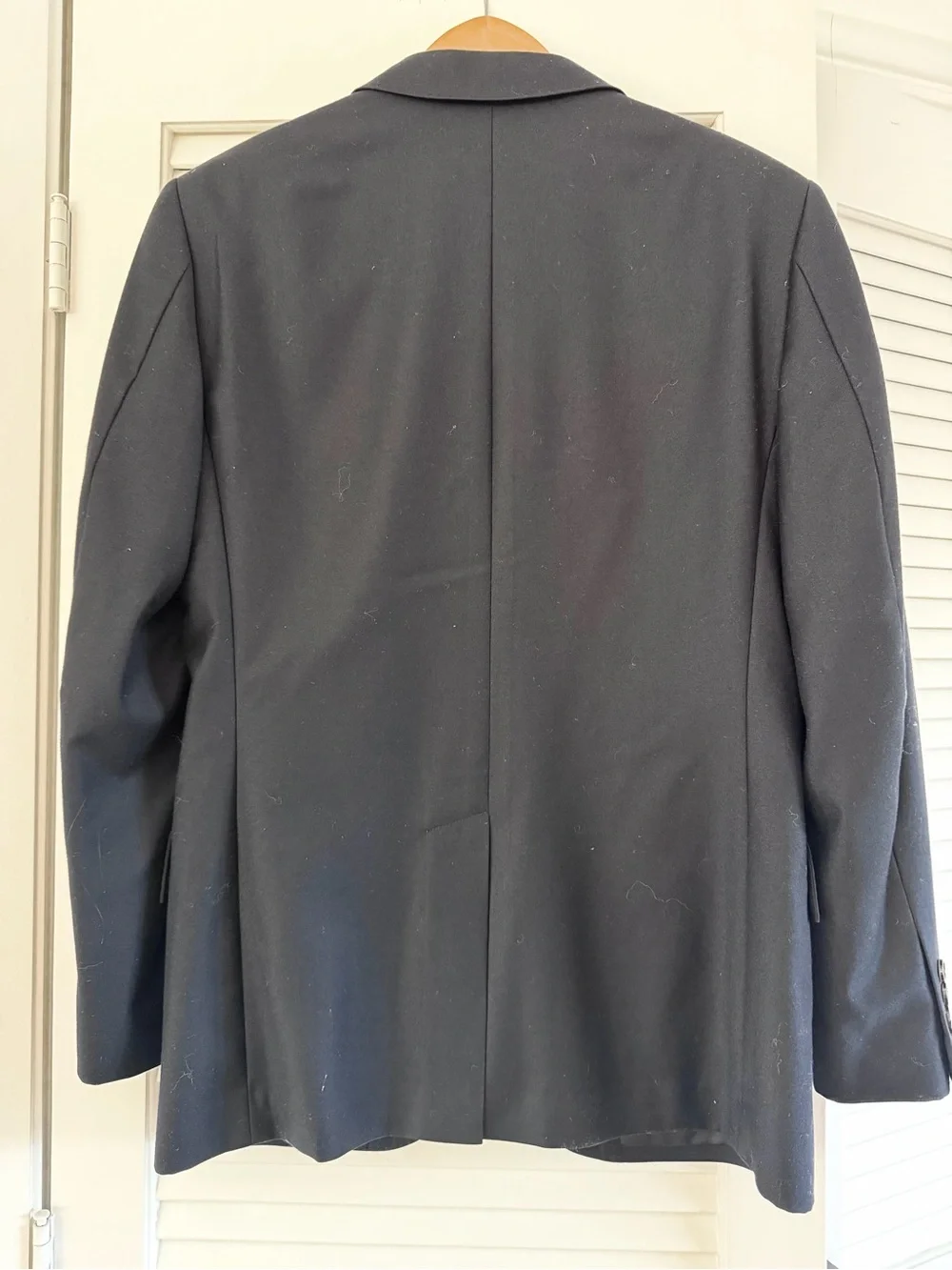 J. Crew Men's Black Ludlow Two-Button Suit Jacket